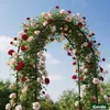 Gerdo | Garten Pergola 240 cm Schwarz – Metall Rankhilfe Produktbild-Vorschau 2