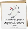 Mr. & Mrs. Panda Klappkarte Handball Trainerin Dankeschön - Produktbild-Vorschau 1