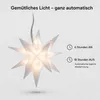 Weihnachtsstern Stern Deko Weihnachtsbeleuchtung Batterie Produktbild-Vorschau 2