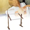 Antyczny stojak do haftowania z drewna, z regulacją Podgląd zdjęcia produktu 2