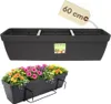 Blumenkasten Balkon Balkonkasten mit Halterung Blumenkasten Produktbild-Vorschau 1