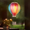 2er Set LED Solar-Heißluftballon, bunt, Feuereffekt, H 46,5 Produktbild-Vorschau 5