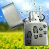 Zippo Feuerzeug Footprints Design chrom Sturmfeuerzeug Produktbild-Vorschau 2