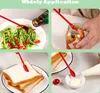 9 mini-spatules en silicone réutilisables, longue spatule Voir les images du produit 11