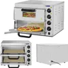 Profesjonalny Piec Do Pizzy Podwójny 2 X 40Cm 3000W 230V Podgląd zdjęcia produktu 1
