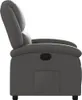 Relaxsessel Grau Echtleder Produktbild-Vorschau 7