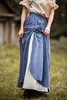 Mittelalter Rock Blau/Natur "Elise" L/XL Produktbild-Vorschau 6