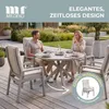 Tisch Malaga 120 cm rund ivory Aluminium Produktbild-Vorschau 6