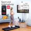 Kompaktes Laufband klappbar und voll faltbar, leicht zu Produktbild-Vorschau 10