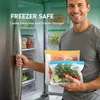 20er Pack Wiederverwendbare Silikon Gefrierbeutel BPA-Freie Produktbild-Vorschau 5