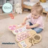 Drevená senzorická doska s medvedíkom, montessori doska na Náhľad obrázku produktu 3