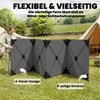 Outsunny Windschutz faltbar Camping Sichtschutz mit Produktbild-Vorschau 6