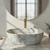 Aufsatzwaschbecken Rea Amelia Rustrstone 48 Beige Produktbild-Vorschau 3