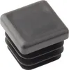 Walteco Zátka 20x20mm, plast, černá, 4 ks Náhled obrázku produktu 1