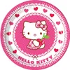 Procos Hello Kitty, Teller, Rund, Karton, Pink, Weiß, Produktbild-Vorschau 1
