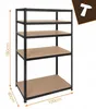 Bigstren 27510 Metalen opbergrek, 5 planken, 180 x 100 x 60 Productafbeelding-voorbeeld 12