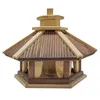 4iQ Massivholz-Vogelfutterhaus SIKORKA III 39x33,5x39 cm Produktbild-Vorschau 1