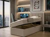NORDELO Boxspringbett INCANTO 120x200 cm AMOR Velvet Taupe Produktbild-Vorschau 2