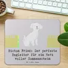 Mr. & Mrs. Panda Mouse Pad Bichon Frisé Freude - Grau Produktbild-Vorschau 2