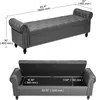 SucceBuy Banc Ottomane (460 x 1660 x 560 mm) en Voir les images du produit 8