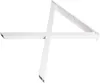 Dieda Tischbein X-Form weiß Maße (L x B x H): 71,0 x 70,0 x Produktbild-Vorschau 4