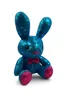 Kuscheltier Hase 22 cm blau – Weiches Plüschtier, Stofftier Produktbild-Vorschau 3