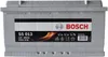 A Bosch car battery is shown against a white background. Produktbild-Vorschau