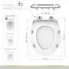 Lenz JENO WC-Sitz Weiß Duroplast mit Absenkautomatik, Produktbild-Vorschau 5