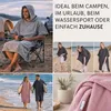 Toalla de baño tipo poncho para mujer y hombre - Poncho de Vista previa de la imagen del producto 6