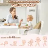 Hochstuhl Baby 2 in 1 mit Rollen, Höhenverstellbar Produktbild-Vorschau 7