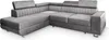 A grey sectional sofa shown from a front-diagonal angle on a white background. Produktbild-Vorschau