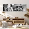 Bild auf Leinwand - Leinwandbild - 3 Teile - Alt Motorrad Produktbild-Vorschau 7