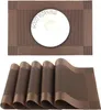 MODFU Platzsets Abwaschbar 6er Set, PVC rutschfest Produktbild-Vorschau 1