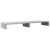 vidaXL Stojan na monitor Grey Sonoma 100x27x10 cm Materiál Náhľad obrázku produktu 2