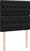 vidaXL Boxspringbett mit Matratze Schwarz 90x190 cm Samt Produktbild-Vorschau 7