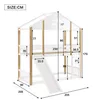 Flieks Etagenbett 90x200cm mit Rausfallschutz, Kinderbett Produktbild-Vorschau 4