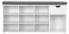 CALICOSY - Banc de rangement chaussures blanc 10 niches 1 Voir les images du produit 1