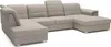 A sectional sofa is shown against a white background.