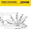 VEVOR Housse de moto Shelter Storage étanche 22 mm, abri Voir les images du produit 7