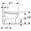 Geberit Geberit Tiefspül-WC Baby 6 l we Produktbild-Vorschau 7