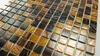 braunes Mosaik mit goldenem Metallicstaub. Poolmosaik in Produktbild-Vorschau 8