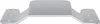 vidaXL Flush-Montagehalterung 2 pcs Silber 75 x 66 x 1,4 mm Produktbild-Vorschau 3