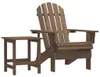 vidaXL Zahradní židle Adirondack se stolem z masivního Náhled obrázku produktu 8