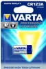 A Varta CR123A Lithium battery in its retail packaging. Produktbild-Vorschau