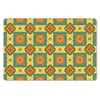 MuchoWow® Schreibtischunterlage Patchwork - Retro - Blumen Produktbild-Vorschau 1