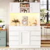 okwish Hochschrank-Küchenzeile Küchenschrank mit Produktbild-Vorschau 2