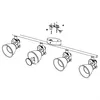 Eglo 96555 Seras Spot 4X3,3W nichel antico crema Anteprima dell’immagine prodotto 8