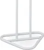 The base and lower part of a white metal stand. Náhled obrázku produktu