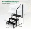 COSTWAY Stopień do przyczepy kempingowej do 300 kg, schody Podgląd zdjęcia produktu 3