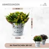 Kunstblumen im Metall Topf 3er Set Künstliche Pflanzen Produktbild-Vorschau 4